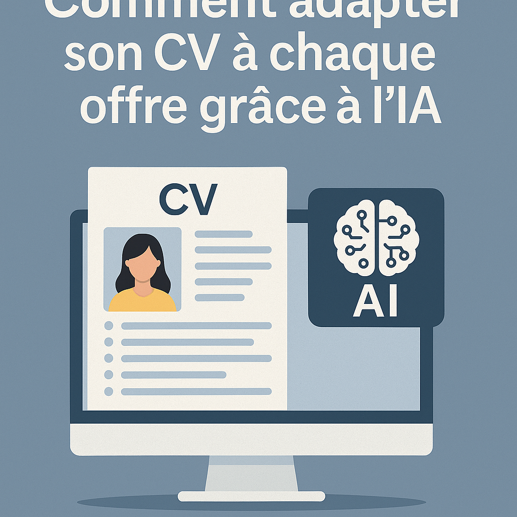 Comment adapter son CV à chaque offre grâce à l’IA